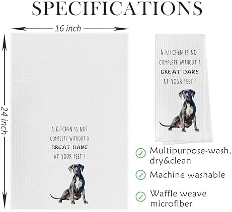 Great Dane Dish Towels Set - Image 2