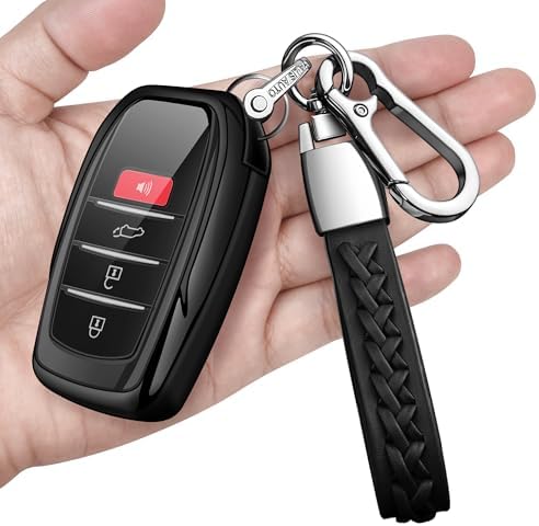 Key Fob Cover with keychain Compatible with Toyota 2025-2026 Camry 4Runner by Autophone