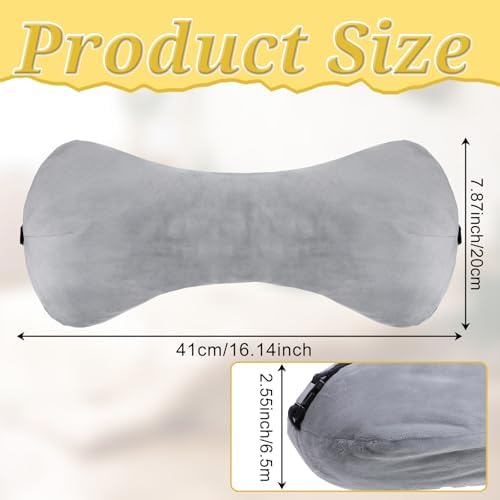 1Pc Neck Headrest Pillow for Recliner Armchairs, Bone Shaped Chair Head Cushion - Image 2