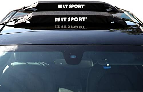 Foldable Car Top Soft Roof Rack Pad Tie Down Straps Cross Bars Cargo Carrier by LT+Sport