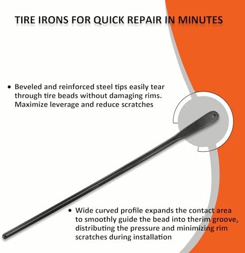 YATOINTO 2PCS 30" Tire Bars for Semi Tires, Tire Mount and Demount Iron - Image 4