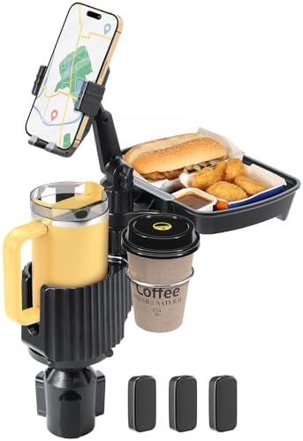 Car Large Cup Holder Expander, 4-in-1 Cupholder Extender by Sancaral