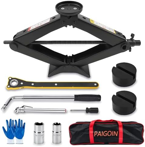 Car Jack Kit 3 Ton/6614 lbs Multipurpose Universal Scissor Jack by Unknown
