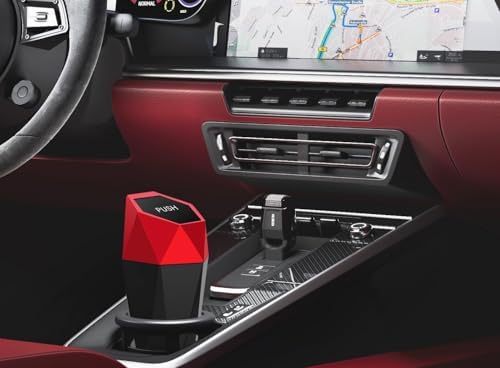 Ginsco Car Trash Can with Lid, Mini Car Garbage Can, Car Trash Bin Car - Image 3