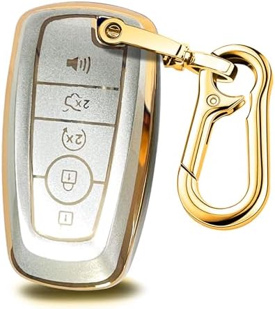 Car Key Fob Cover Fit for Ford F 150 250 350 450 550 Raptor Explorer Escape by RFSRZ