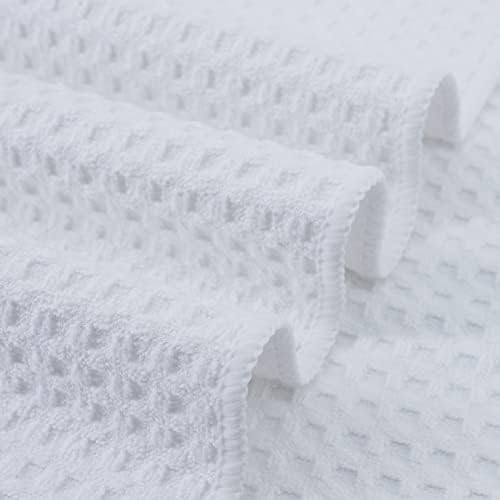 POLYTE 380 GSM Microfiber Waffle Kitchen Dish Tea Towel, 16x28 in, 18 Pack - Image 3