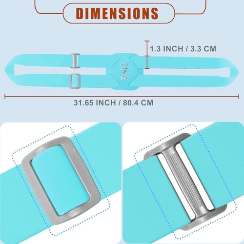 ZINZ High-Elastic Luggage Strap Adjustable Suitcase Belt, Light Green - Image 2