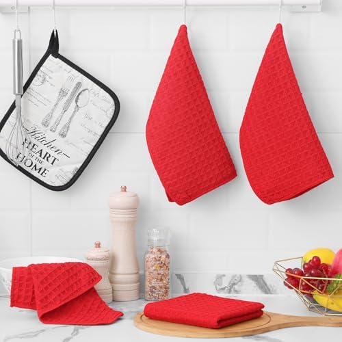 Homaxy Microfiber Kitchen Towels and Dishcloths Sets 8 Pack - Image 5
