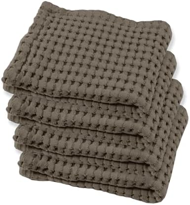 GILDEN TREE Waffle Bath Towels Wash Cloths by GildenTree