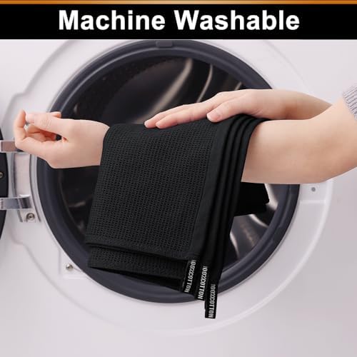 Homaxy 100% Cotton Waffle Weave Dish Cloths, 6 Pack - Image 5