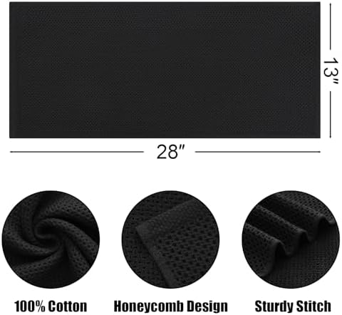Kitinjoy 100% Cotton Waffle 8-Pack Kitchen Towels - Image 2