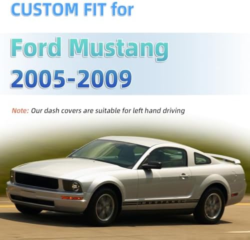 SKYLOTEC Dashboard Cover Mat for Ford Mustang 2005-2009 - Image 2