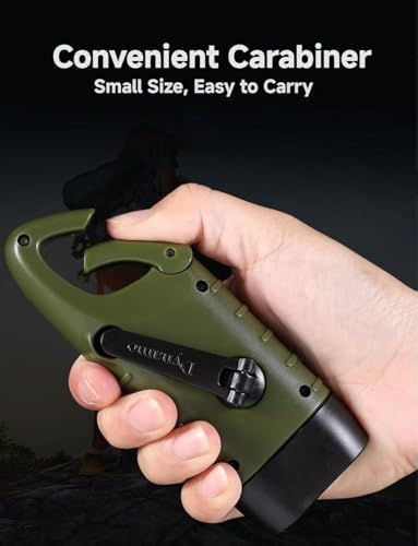 2 Packs Hand Crank Solar LED Emergency Flashlight, No Battery Required - Image 4