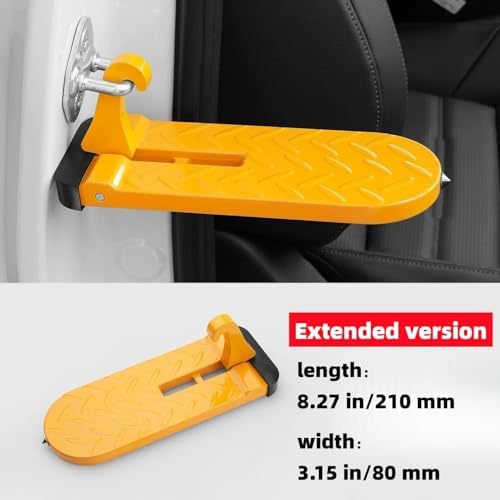 Car Door Step for Roof Access, Extended Folding Door Latch Step, Non-Slip - Image 2