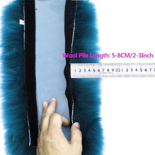 2 Pack Sheepskin Car Seat Belt Cover Pads | Long Wool Seatbelt Cushions - Image 6