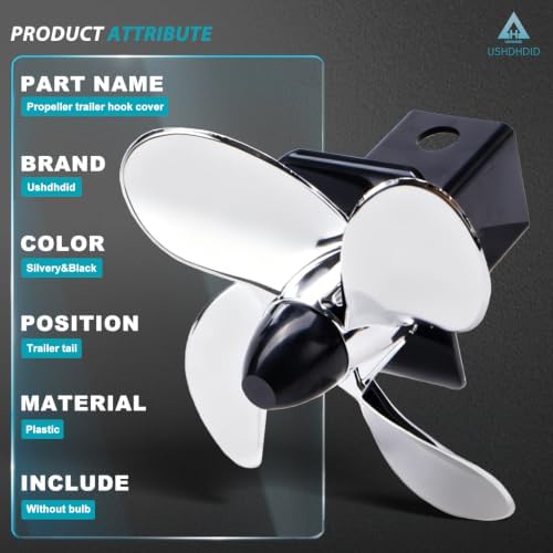 Tow Hitch Cover 77009 with Spinning Propeller - Image 7