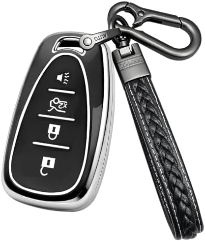 for Chevy Key Fob Cover with Keychain by Yonmcfn