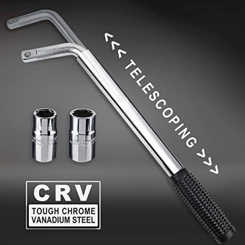 CARTMAN Telescoping Lug Wrench, Wheel Wrench - Image 2