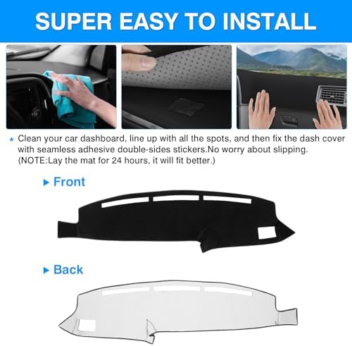 Autorder Dashboard Cover Mat for 1990-1995 Toyota 4Runner Pickup Truck - Image 5