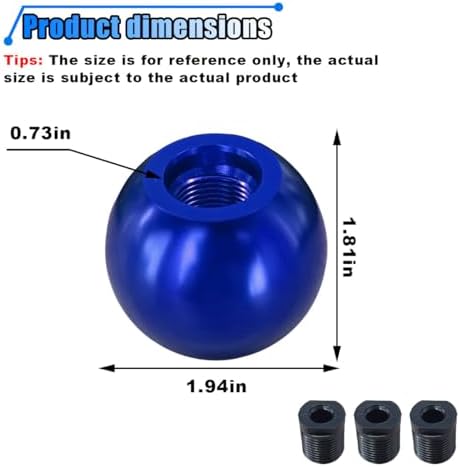 BDZMC Round Ball Car Gear Shift Knob - Image 2