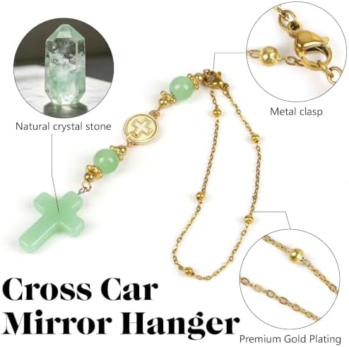 STEFORD Car Cross Crystal Hanging Charm - Image 3