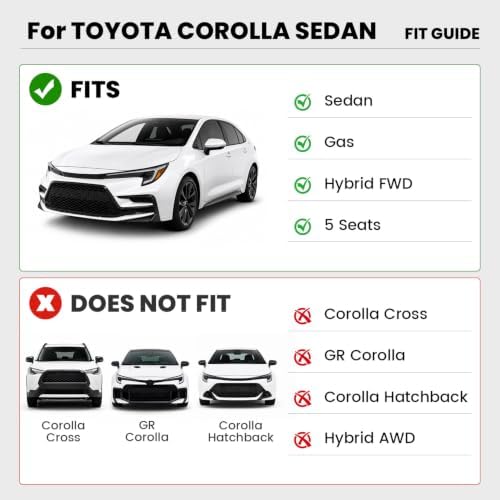 LASFIT Trunk Mat for 2020-2027 Toyota Corolla Sedan LE/SE/XLE/Hybrid - Image 2