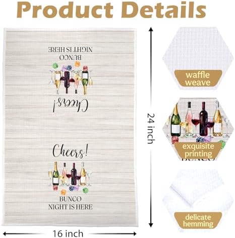 Bunco Cocktail Kitchen Towel - Image 5