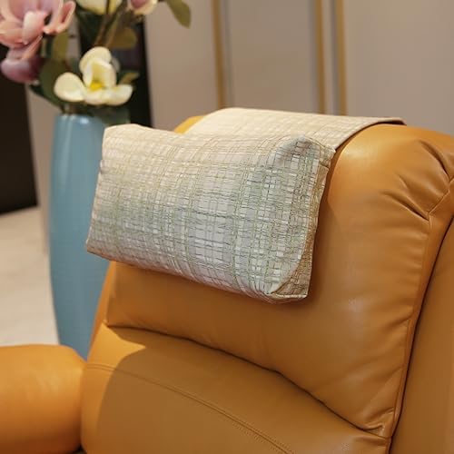 Velvet Recliner Headrest Pillow, Non-Slip Neck Support by AmazeCov