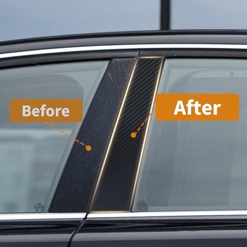 Car Door Sill Protector Tape, 2.76 in x 33 Ft Carbon Fiber Door Edge Guards - Image 7