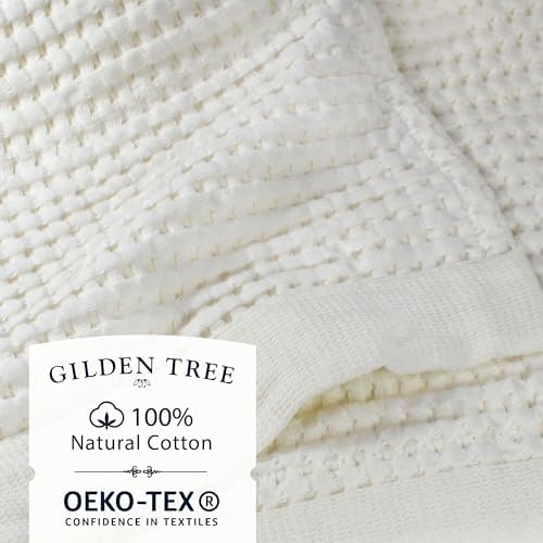 GILDEN TREE Waffle Towels for Bathroom Luxury 100% Cotton Bath Towels, Quick - Image 2