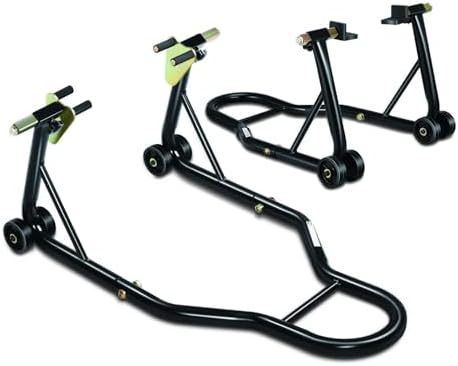 DNA Motoring Motorcycle Stand Lift Universal Paddock Lift Stand 880 Capacity by DNAMOTORING