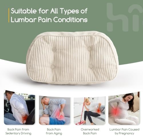 HIGOGOGO Lumbar Support Pillow for Recliner Chair/Accent Chair/Couch/Office - Image 7