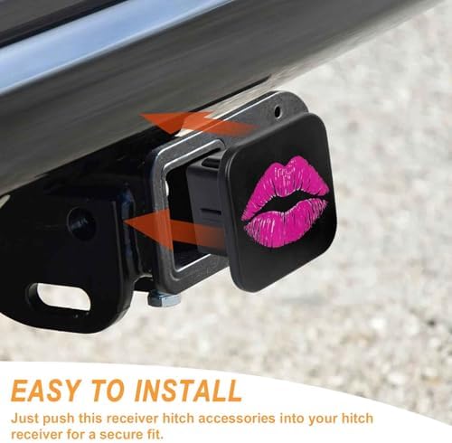 Trailer Hitch Cover 2 Inch Square Receiver Hitch Cover Rubber Tube Plug - Image 4