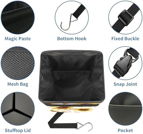 Car Trash Can – Multi-Purpose, Lightweight and Portable - Image 6