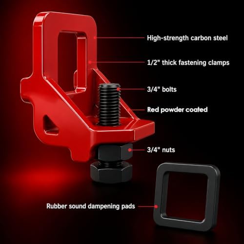 2'' Anti Rattle Hitch Clamp, Hitch Stabilizer - Image 2