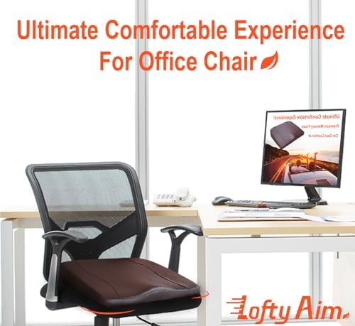 Lofty Aim Car Seat Cushion, Memory Foam Car Seat Cushions - Image 3