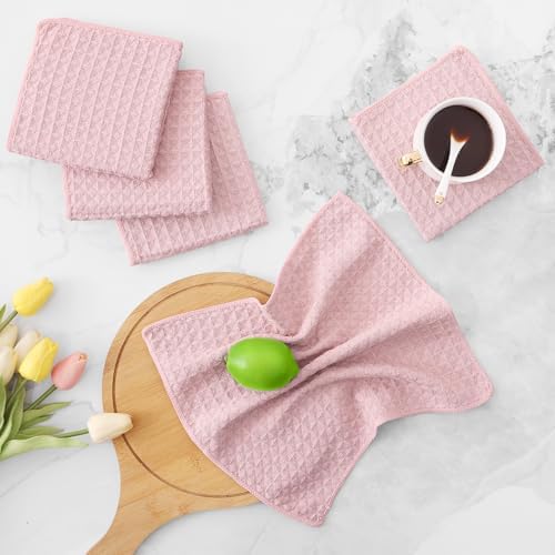 Homaxy Microfiber Waffle Weave Kitchen Dish Cloths, 12 Pack - Image 6