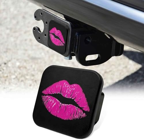 Trailer Hitch Cover 2 Inch Square Receiver Hitch Cover Rubber Tube Plug by Unknown
