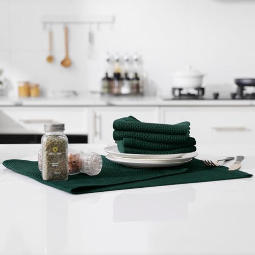 Kitinjoy Cotton Waffle 8-Pack Kitchen Towels - Image 5