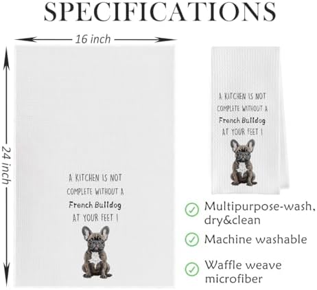 French Bulldog Dish Towels Set - Image 5