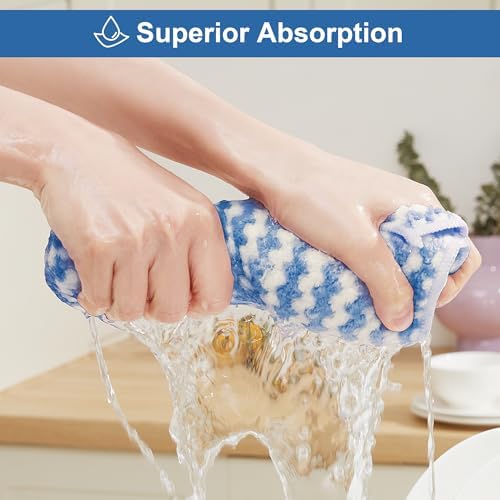 JOYMOOP 18 Pack Microfiber Cleaning Cloth, Kitchen Towels - Image 3