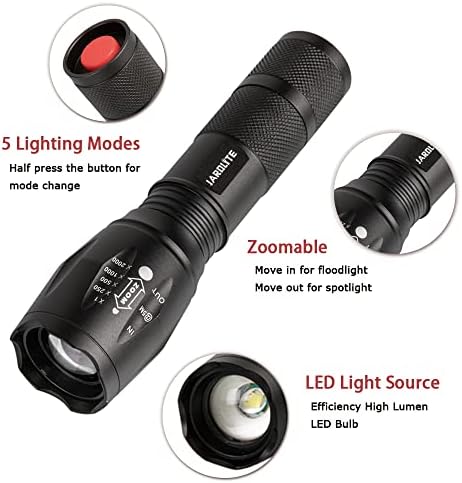 JARDLITE LED Emergency Handheld Flashlight - Image 4