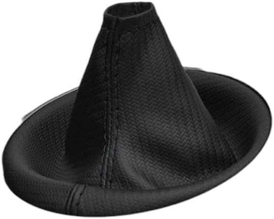 Carbon Fiber Synthetic Leather Parking Brake & Shift Boot Cover Compatible by Handmade