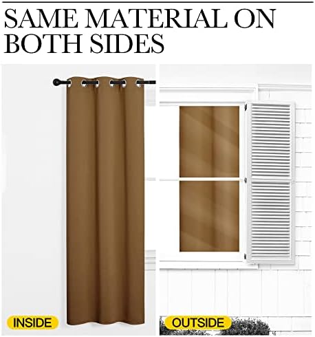 NICETOWN Sleek Blackout Curtains 78 inches Length - Image 6