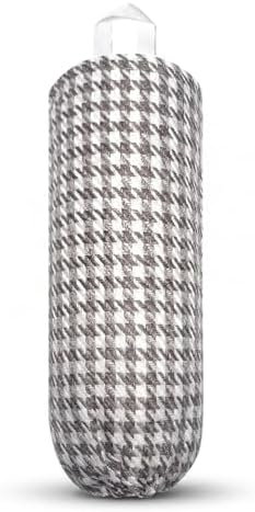 Plastic Bag Holder, Wall Mount Grocery Bag Dispenser, Yarn-dyed Houndstooth by HDDahua