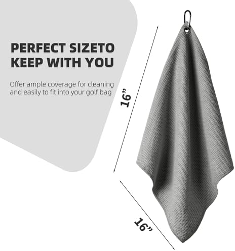 Mile High Life Microfiber Golf Towel 6 Pack Waffle - Image 2