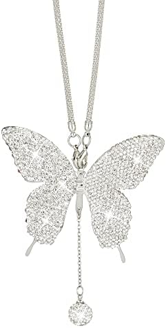 Rhinestones Butterfly Diamond Car Accessories by WedFeir