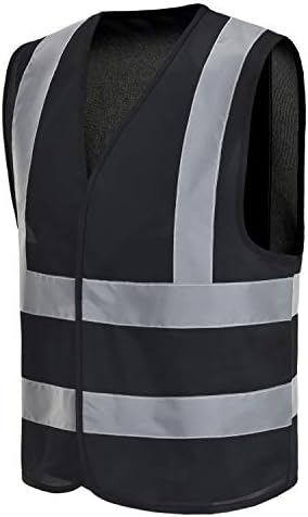 AYKRM 12 colour High visibility viz vest hi vis viz reflective work by AYKRM