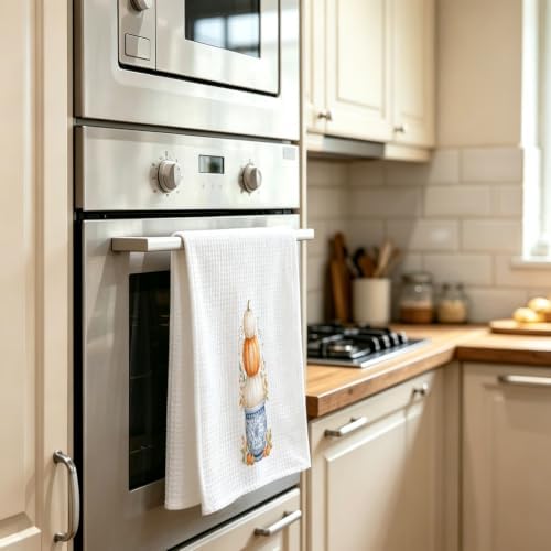 Harvest Pumpkin Kitchen Towel, Chinoiserie Fall Decor Gift Dish Towel - Image 7