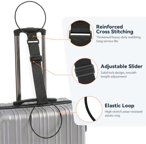 Luggage Straps for Suitcases, 2 Pack - Image 3